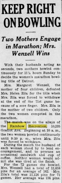 Rainbow Recreation - Oct 1931 Article (newer photo)